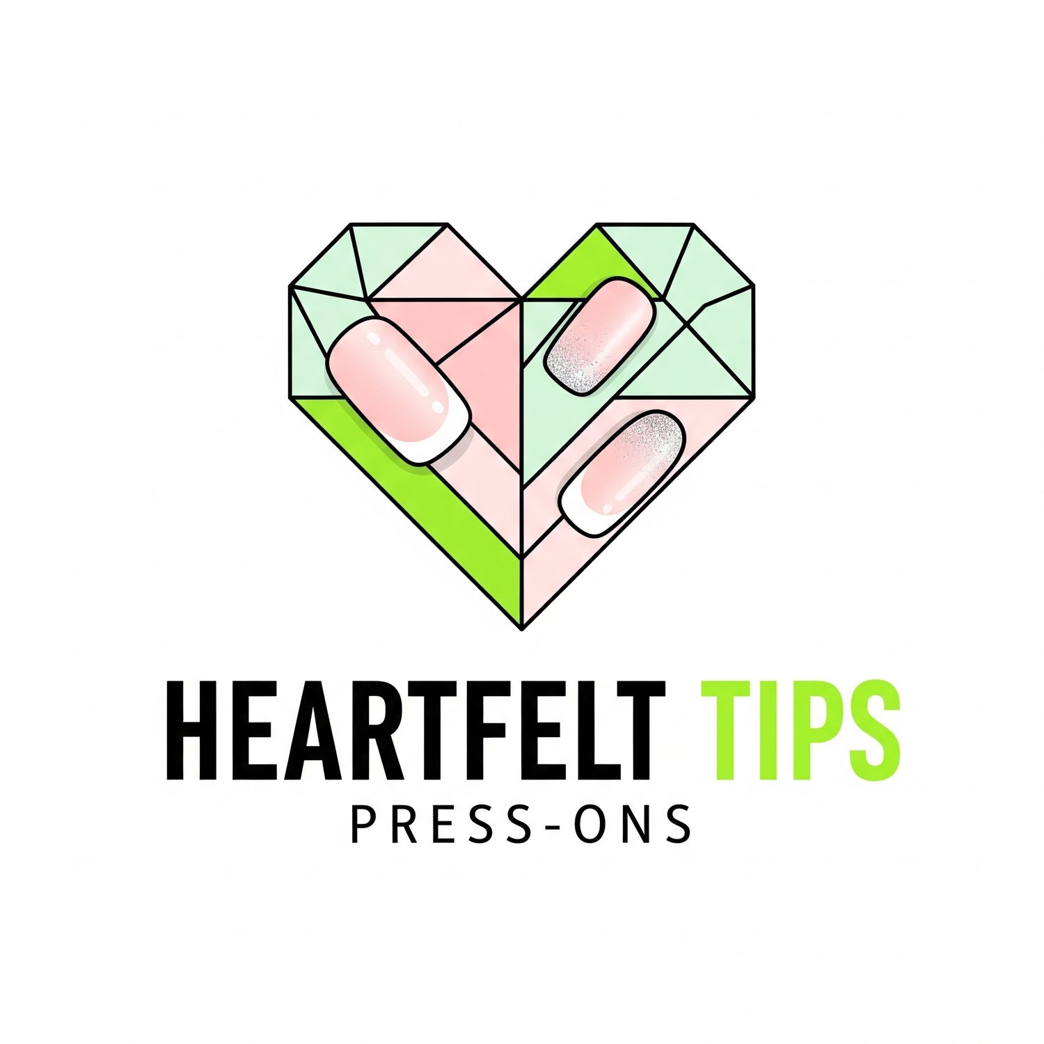 Heartfelt Tips Press On Nails