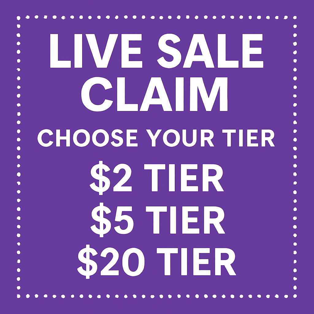 ✨Live Sale Claim ✨