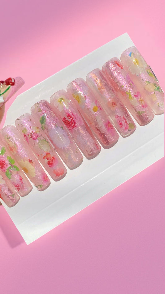 24pc flower chrome set