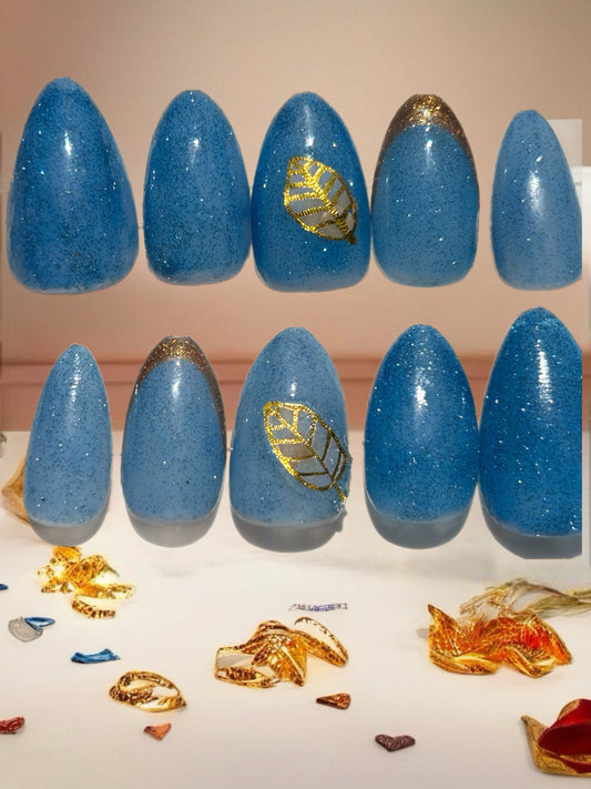 10pc almond blue fall
