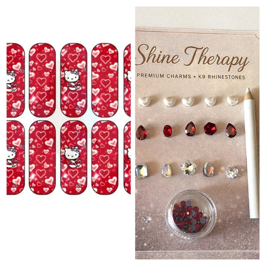 Love on fire ( hello kitty ) & shine display