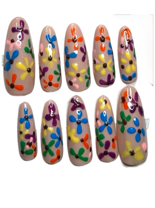 10pc almond fall flowers