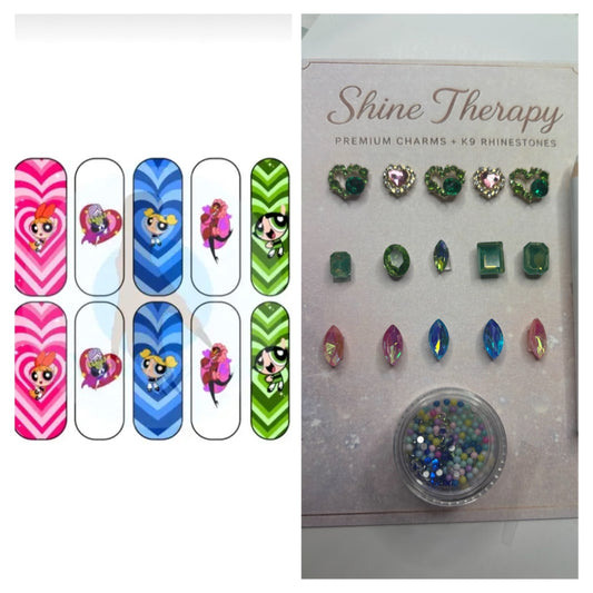 Sister love ( power puff girls ) & shine display