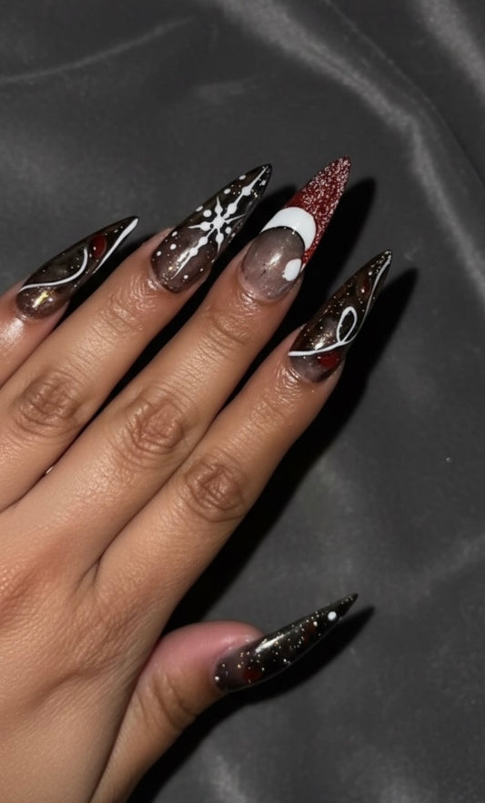 Christmas clearance nails