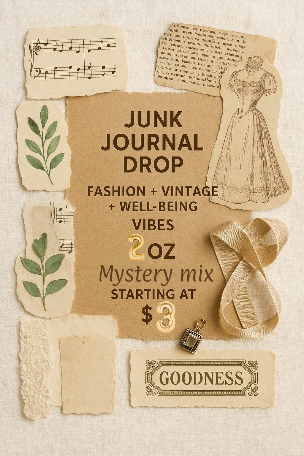 Mystery junk journal mix